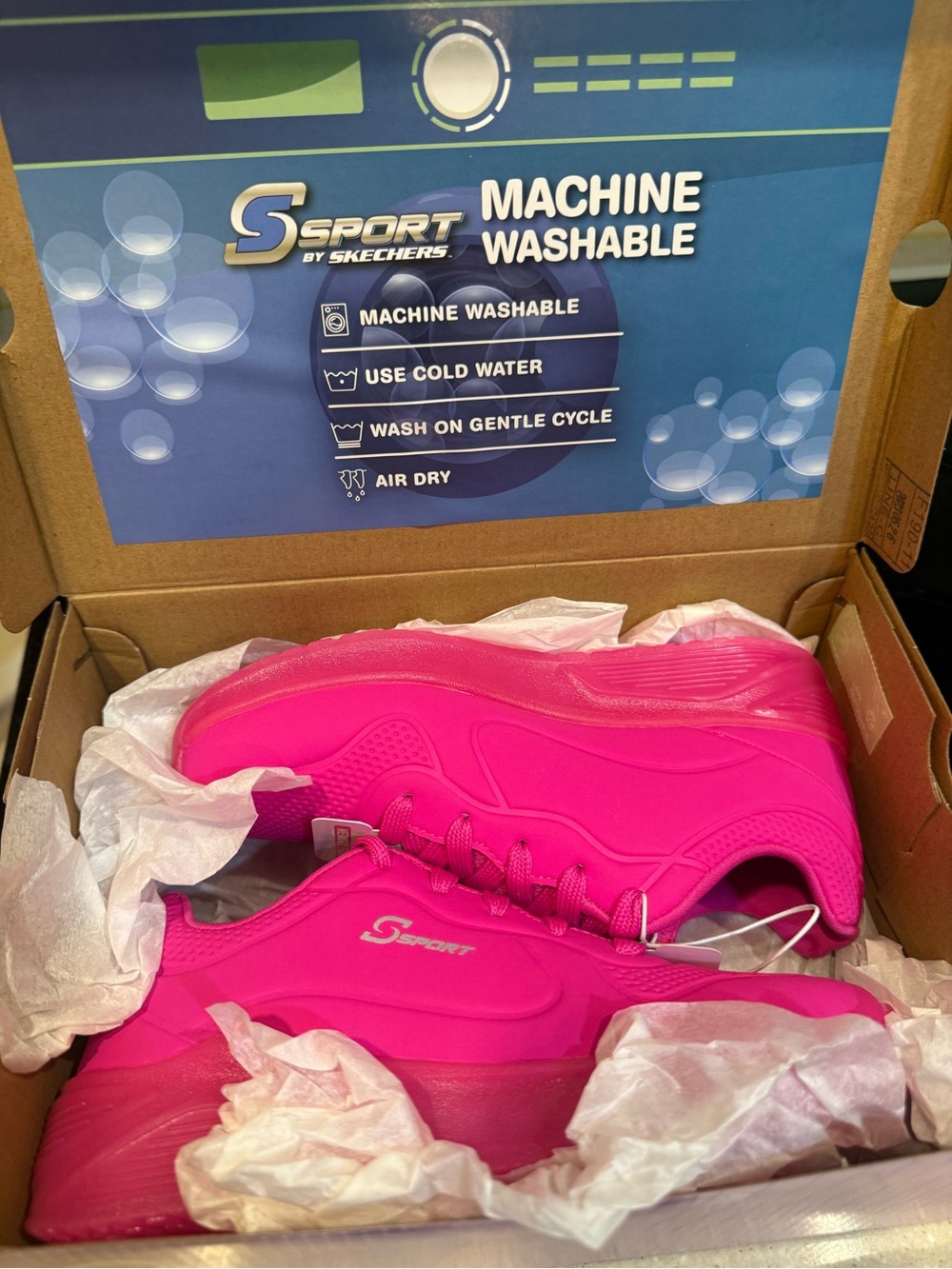 Skechers S Sport Women's Hot Pink Athletic Sneakers